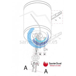 Resistencia termos Eléctricos Saunier Duva