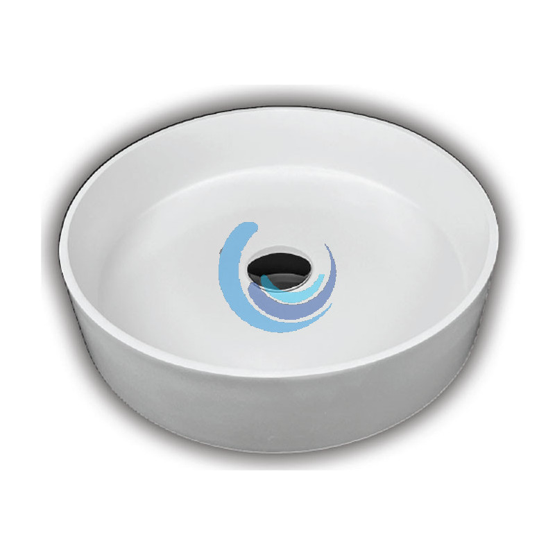 Lavabo Circular sobre encimera Solid Surface