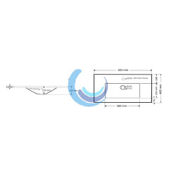 Encimera Lavabo para mueble (Medidas)