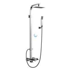 Conjunto baño-ducha termostático extensible Bimini