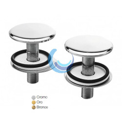 Roseta cubre agujeros griferia cromo

Tapa orificios de lavabo y bidé con terminación  en cromo

Diametro: 45 mm