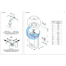 Calentador gas Opalia Estanco Bajo Nox