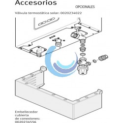 Calentador gas Opaliatherm bajo NOx Saunier duval ACCESORIOS OPCIONALES