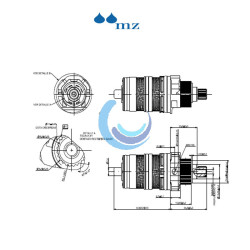 Cartucho termostatico para termostatica Mz del rio