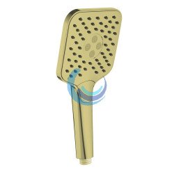 Teléfono de ducha cuadrado Oro Cepillado